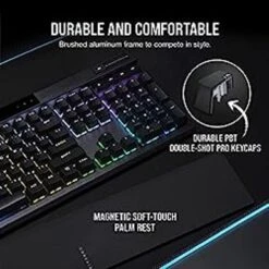 Corsair K70 RGB PRO Mechanical Gaming Keyboard - Cherry MX Brown Keyswitches - 8,000Hz Hyper-Polling - Durable PBT Double-Shot Keycaps - Magnetic Soft-Touch Palm Rest - Black (QWERTY - NA Layout) 12 Corsair K70 RGB PRO Mechanical Gaming Keyboard - Cherry MX Brown Keyswitches - 8,000Hz Hyper-Polling - Durable PBT Double-Shot Keycaps - Magnetic Soft-Touch Palm Rest - Black (QWERTY - NA Layout) -Electronics 857de585 0d8a 43ca bd42 3cb91b2dadc3