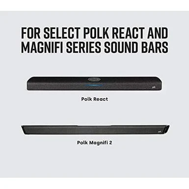 Polk Audio SR2 Wireless Surround Sound Speakers For Select Polk Sound Bars, Pair, Black 7 Polk Audio SR2 Wireless Surround Sound Speakers For Select Polk Sound Bars, Pair, Black - Image 5