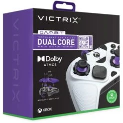 PDP - Victrix Gambit World's Fastest Licensed Xbox Controller, Elite Esports Design - Xbox One, Series X|S, Windows 10 - White & Purple -Electronics 877d2a15 92fa 528f 8a27 1b0781f8d06c