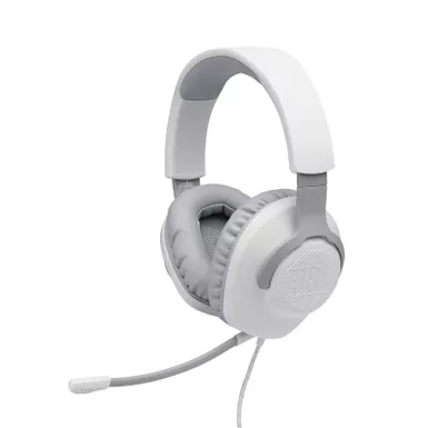 JBL Quantum 100 Wired Over-Ear Gaming Headset W/ Detachable Mic White 10 JBL Quantum 100 Wired Over-Ear Gaming Headset W/ Detachable Mic White - Image 8