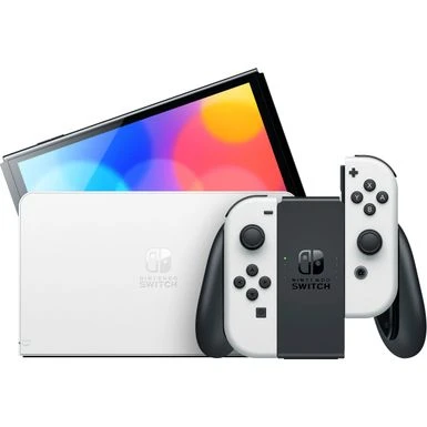 Nintendo - Switch – OLED Model W/ White Joy-Con - White 8 Nintendo - Switch – OLED Model W/ White Joy-Con - White - Image 6