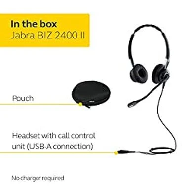 Jabra BIZ 2400 II USB DUO CC - Headset 11 Jabra BIZ 2400 II USB DUO CC - Headset - Image 9