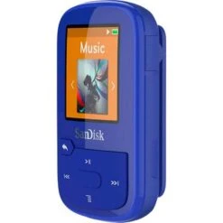 SanDisk - Clip Sport Plus 32GB MP3 Player - Blue -Electronics 93f61c46 e7e3 5b66 9a94 7e935a6ce957