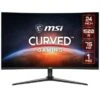 MSI G243CV 23.6" 16:9 Full HD Curved VA Gaming Monitor, Metallic Black -Electronics 97faff04 aab6 4dc1 8684 bc615a8acda4