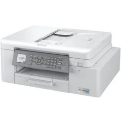 Brother - INKvestment Tank MFC-J4335DW Wireless All-in-One Inkjet Printer With Up To 1-Year Of Ink In-box - White/Gray -Electronics 9c8e153f 0615 5b48 af66 e6af9c380ad6
