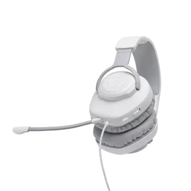 JBL Quantum 100 Wired Over-Ear Gaming Headset W/ Detachable Mic White 7 JBL Quantum 100 Wired Over-Ear Gaming Headset W/ Detachable Mic White - Image 5
