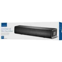 Insignia™ - 2.0-Channel Mini Soundbar - Black -Electronics 9ff4b09c ee20 5ff0 bbb7 908db475f02e