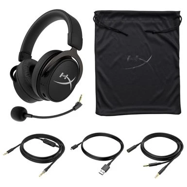 HyperX Cloud MIX Wireless And Wired Over Ear Gaming Headset, Black Gunmetal 9 HyperX Cloud MIX Wireless And Wired Over Ear Gaming Headset, Black Gunmetal - Image 7