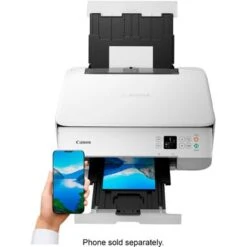 Canon® Canon - PIXMA TS6420a Wireless All-In-One Inkjet Printer - White -Electronics a769f0a1 b052 5fa7 a9be 7d77969905aa