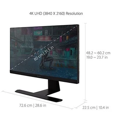 ViewSonic ELITE XG320U 32" 16:9 4K UHD 150Hz IPS LED Gaming Monitor, Built-In Speakers 8 ViewSonic ELITE XG320U 32" 16:9 4K UHD 150Hz IPS LED Gaming Monitor, Built-In Speakers - Image 6