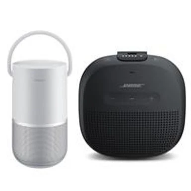 Bose - Portable Home Speaker - Luxe Silver - With Bose - SoundLink Micro Bluetooth Speaker - Black 3 Bose - Portable Home Speaker - Luxe Silver - With Bose - SoundLink Micro Bluetooth Speaker - Black