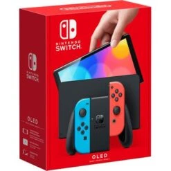 Nintendo - Switch – OLED Model W/ Neon Red & Neon Blue Joy-Con - Multi