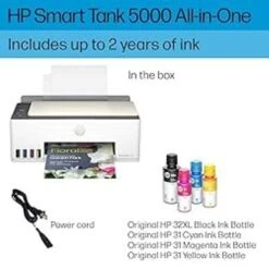 HP Smart Tank 5000 Wireless All-in-One Ink Tank Printer With Up To 2 Years Of Ink Included, Mobile Print, Scan, Copy, White, 17.11 X 14.23 X 6.19 30 HP Smart Tank 5000 Wireless All-in-One Ink Tank Printer With Up To 2 Years Of Ink Included, Mobile Print, Scan, Copy, White, 17.11 X 14.23 X 6.19 -Electronics b6b3b606 a6bb 437f 97ad eeb21a835013