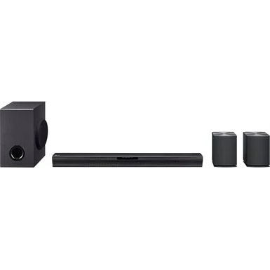 LG - 4.1 Ch Sound Bar With Wireless Subwoofer And Rear Speakers - Black 4 LG - 4.1 Ch Sound Bar With Wireless Subwoofer And Rear Speakers - Black - Image 2