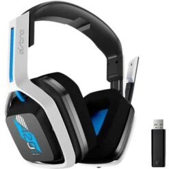 Logitech Astro Gaming - A20 Gen 2 Wireless Gaming Headset For PS5, PS4, PC - White/Blue