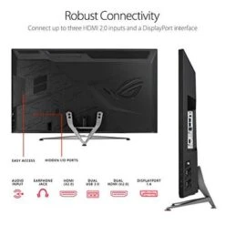 Asus ROG Strix XG438Q 43â€ Large Gaming Monitor With 4K 120Hz FreeSync 2 HDR Displayhdr 600 90% DCI-P3 Aura Sync 10W Speaker Non-Glare Eye Care With HDMI 2.0 DP 1.4 Remote Control -Electronics c36085e3 e135 48db 9950 034d19ebc878