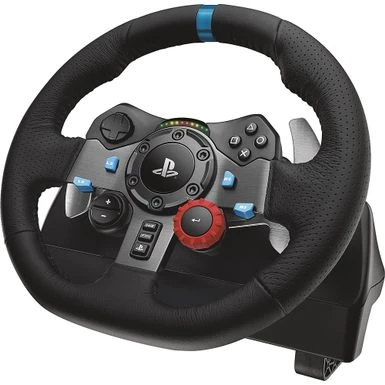 Logitech - G29 Driving Force Racing Wheel And Floor Pedals For PS5, PS4, PC, Mac - Black 8 Logitech - G29 Driving Force Racing Wheel And Floor Pedals For PS5, PS4, PC, Mac - Black - Image 6