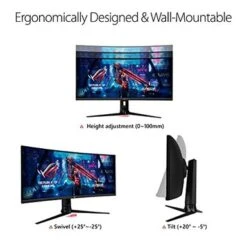 ASUS ROG Strix 34†Ultra-wide Gaming Monitor (XG349C) - UWQHD (3440 X 1440), 180Hz, 1ms, Extreme Low Motion Blur Sync, 135% SRGB, G-Sync Compatible, DisplayHDR 400, Eye Care, USB-C, DisplayPort, HDMI 15 ASUS ROG Strix 34†Ultra-wide Gaming Monitor (XG349C) - UWQHD (3440 X 1440), 180Hz, 1ms, Extreme Low Motion Blur Sync, 135% SRGB, G-Sync Compatible, DisplayHDR 400, Eye Care, USB-C, DisplayPort, HDMI -Electronics c86d0531 3afd 432f a8be 8852aaad5f26