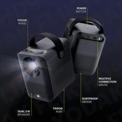 Kodak - FLIK HD9 Smart Projector, 1080p Portable Movie Projector With Android TV, Wi-Fi, Bluetooth & Built-In Speakers - Black 13 Kodak - FLIK HD9 Smart Projector, 1080p Portable Movie Projector With Android TV, Wi-Fi, Bluetooth & Built-In Speakers - Black -Electronics c9f98020 6775 5d4c b398 294e8f66c6ec