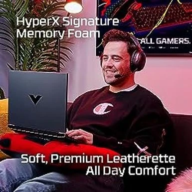 HyperX Cloud III Wireless Gaming Headset For PC, PS5, PS4, Up To 120-hour Battery, 2.4GHz Wireless, 53mm Angled Drivers, Memory Foam, Durable Frame, 10mm Microphone, Red 6 HyperX Cloud III Wireless Gaming Headset For PC, PS5, PS4, Up To 120-hour Battery, 2.4GHz Wireless, 53mm Angled Drivers, Memory Foam, Durable Frame, 10mm Microphone, Red - Image 4