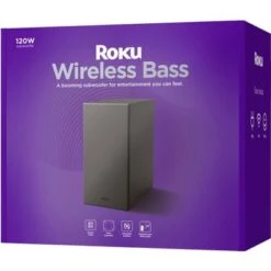 5.25" Wireless Bass Subwoofer For Roku Streambar, Roku Streambar Pro, And Roku TV With Roku Wireless Speakers - Black 17 5.25" Wireless Bass Subwoofer For Roku Streambar, Roku Streambar Pro, And Roku TV With Roku Wireless Speakers - Black -Electronics d195282f ce1f 55f7 beec 81102a832732