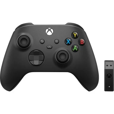 Microsoft - Xbox Wireless Controller For Windows Devices, Xbox Series X, Xbox Series S, Xbox One + Wireless Adapter - Carbon Black 3 Microsoft - Xbox Wireless Controller For Windows Devices, Xbox Series X, Xbox Series S, Xbox One + Wireless Adapter - Carbon Black