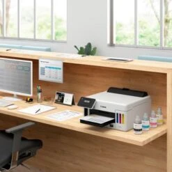 Canon® Canon - MAXIFY MegaTank GX5020 Wireless All-In-One Inkjet Printer - White -Electronics d653978d 96b6 592b 8624 d836eef63ef4