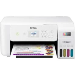 Epson® Epson - EcoTank ET-2800 Wireless All-in-One Supertank Inkjet Printer - White -Electronics d7081a83 794e 5d6c b0be 2ab21bdcacdc