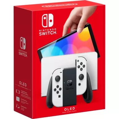 Nintendo - Switch – OLED Model W/ White Joy-Con - White 9 Nintendo - Switch – OLED Model W/ White Joy-Con - White - Image 7