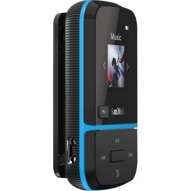 SanDisk - Clip Sport Go 32GB MP3 Player - Blue 4 SanDisk - Clip Sport Go 32GB MP3 Player - Blue - Image 2