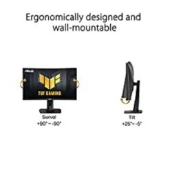 ASUS 27 1080P TUF Gaming Curved HDR Monitor (VG27VQM) - Full HD, 240Hz, 1ms, Extreme Low Motion Blur, Adaptive-Sync, Freesync Premium, Speakers, Eye Care, HDMI, DisplayPort, USB, Height Adjustable 14 ASUS 27 1080P TUF Gaming Curved HDR Monitor (VG27VQM) - Full HD, 240Hz, 1ms, Extreme Low Motion Blur, Adaptive-Sync, Freesync Premium, Speakers, Eye Care, HDMI, DisplayPort, USB, Height Adjustable -Electronics de4f4664 e539 4989 ae75 0de2830059dc