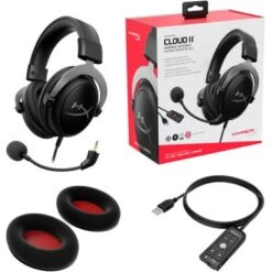 Activision HyperX - Cloud II Wired Gaming Headset For PC, Xbox X|S, Xbox One, PS5, PS4, Nintendo Switch, And Mobile - Black/Gunmetal -Electronics de7ff5b1 bdfe 5134 8bea 6e4167ef4f76