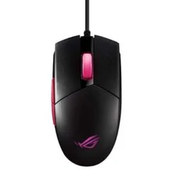 ASUS Optical Gaming Mouse - ROG Strix Impact II Electro Punk Edition | 6,200 DPI Sensor | Wired Gaming Mouse For PC | Ultimate Comfort | Aura Sync RGB, Armoury II