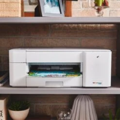 Brother - INKvestment Tank MFC-J1205W Wireless All-in-One Inkjet Printer With Up To 1-Year Of Ink In-box - White/Gray -Electronics e2075608 4498 5c1d a0ad 5246d0be5adf