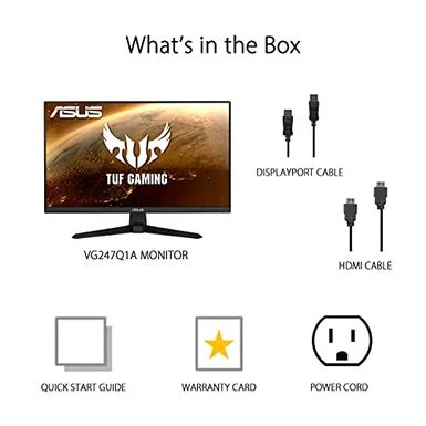 ASUS TUF VG247Q1A 23.8" 16:9 Full HD 165Hz VA LED Gaming Monitor With Built-In Speakers 9 ASUS TUF VG247Q1A 23.8" 16:9 Full HD 165Hz VA LED Gaming Monitor With Built-In Speakers - Image 7