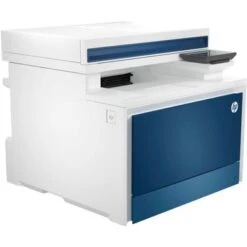 HP - LaserJet Pro 4301fdn Color All-in-One Laser Printer - White/Blue -Electronics e5080bce b285 56cb 96d6 ac4f4d19ddc1