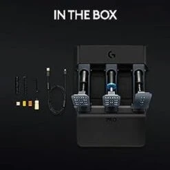 Logitech G PRO Racing Pedals - Racing Simulator Pedals With 100kg Load Cell Brake, Fully Customizable, Swappable Springs & Elastomers, Modular Design -Electronics e61093a7 5198 4626 9fe6 cc250481d643