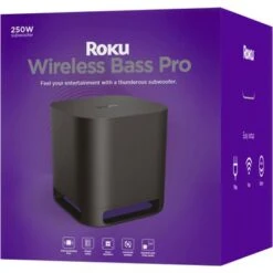 10" Wireless Bass Pro Subwoofer For Streambar, Streambar Pro, And Roku Wireless Speakers - Black 19 10" Wireless Bass Pro Subwoofer For Streambar, Streambar Pro, And Roku Wireless Speakers - Black -Electronics e903b5d5 9cea 521f 834c decfb9e2ecae