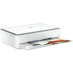 HP - ENVY 6055e Wireless Inkjet Printer With 3 Months Of Instant Ink Included With HP+ - White -Electronics eb6570b9 7c17 5f34 bc7c cf2631890549