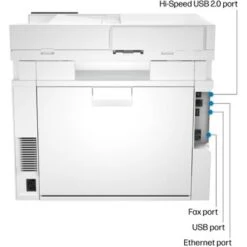 HP - LaserJet Pro 4301fdn Color All-in-One Laser Printer - White/Blue -Electronics f21b1141 69e9 5d0e a4f0 7784ac9a6e2b