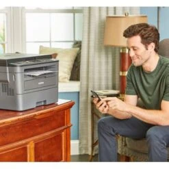 Brother - HL-L2390DW Wireless Black-and-White All-In-One Refresh Subscription Eligible Laser Printer - Gray -Electronics f2e12576 0728 5858 aad4 bb32058b7b7c