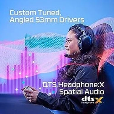 HyperX Cloud III Wireless Gaming Headset For PC, PS5, PS4, Up To 120-hour Battery, 2.4GHz Wireless, 53mm Angled Drivers, Memory Foam, Durable Frame, 10mm Microphone, Red 7 HyperX Cloud III Wireless Gaming Headset For PC, PS5, PS4, Up To 120-hour Battery, 2.4GHz Wireless, 53mm Angled Drivers, Memory Foam, Durable Frame, 10mm Microphone, Red - Image 5