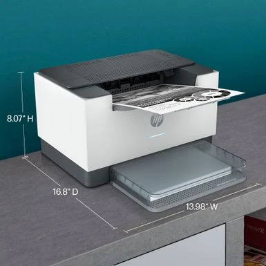 HP - LaserJet M209dw Wireless Black-and-White Laser Printer - White & Slate 11 HP - LaserJet M209dw Wireless Black-and-White Laser Printer - White & Slate - Image 9