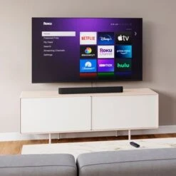 Roku - Streambar Pro 4K Streaming Media Player, Cinematic Audio, Voice Remote, TV Controls And Private Listening - Black -Electronics f6fcb4dc cf9e 53ef 8889 69eb81593196