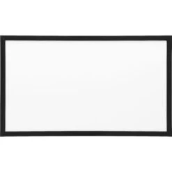 Insignia™ - 100" Home Theater Fixed Wall Projector Screen - White