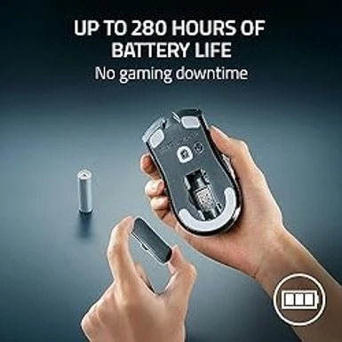 Razer Viper V3 HyperSpeed Wireless Esports Gaming Mouse: 82g Lightweight Design - 30K DPI Optical Sensor - Up To 280 Hr Battery Life - HyperSpeed Wireless - Mechanical Switches Gen-2 - Classic Black 6 Razer Viper V3 HyperSpeed Wireless Esports Gaming Mouse: 82g Lightweight Design - 30K DPI Optical Sensor - Up To 280 Hr Battery Life - HyperSpeed Wireless - Mechanical Switches Gen-2 - Classic Black - Image 4