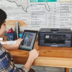 Brother - MFC-J1010DW Wireless Color All-in-One Refresh Subscription Eligible Inkjet Printer - Black -Electronics ff8e124a e468 5fdd bcd6 32d689877d5a